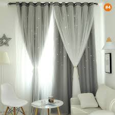 19 résultats pour 'rideau voilage'. Rideau Occultant Avec Voilage Ajoure Etoile Couleur Pure 2 Modeles Pour Chambre Fille