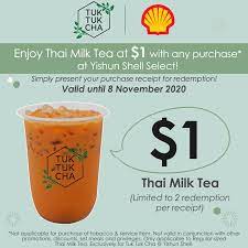 Tuk Tuk Cha Yishun Shell Exclusive We Are Now In Facebook