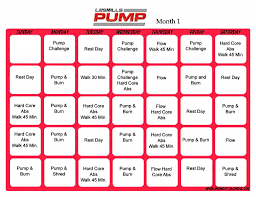 Print A Workout Calendar Body Pump Workout Body Pump Les Mills Body Pump