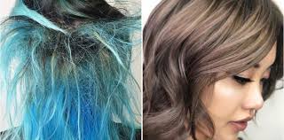 Do you want to dye your dark hair a midnight. Colorist Transforms Client S Dry Blue Hair With Extensions To Healthy Natural Brown Allure