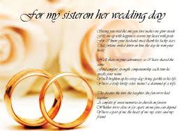Personalised Poem Poetry For My Sister Bride On Her Wedding Day Laminated Wedding Poems Sister Poems Wedding Speech