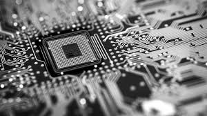 Hd wallpapers and background images. Wallpaper Black And White Computer Motherboard Background Download Free Image