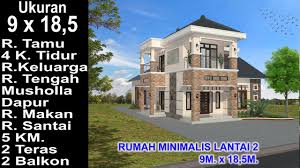 Desain rumah minimalis atap cor rumah minimalis rumah minimalis via desainrumahterbaru.me. Modern House 9x18 5 4 K Tidur Desain Rumah Minimalis Lantai 2 Youtube