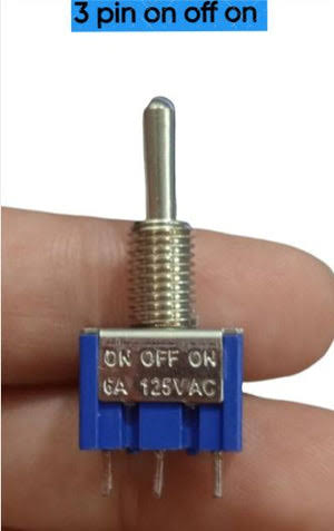 3-Pin On Off On Toggle Switch for Versatile Control – digilog.pk