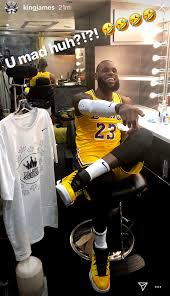 Authentic los angeles lakers jerseys are at the official online store of the national basketball association. Lebron James Shares First Photo In Lakers Jersey People Com