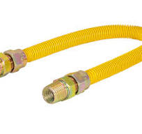 1/2 in. OD Epoxy-Coated Gas Connectors - MIP x MIP | Eastman