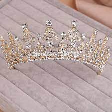 Online Shop Luxury Wedding Bridal Crystal Tiara Crowns Princess Queen Pageant Prom Rhinestone Veil Tiara Head Crystal Tiaras Rhinestone Headband Bridal Jewelry