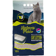 Nature Plan Kalin Taneli Kokusuz Bentonit Kedi Kumu 10 Lt Kedi Kumlari Nature Plan