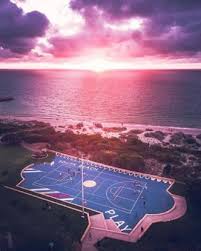 Be the envy of your neighbors with a sports floor by snapsports. South Beach Sports Court My Say Freo