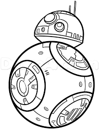 How To Draw Bb 8 Step By Step Star Wars Characters Draw Star Wars Sci Fi Free Onli Star Wars Drawings Star Wars Art Drawings Star Wars Characters Drawings
