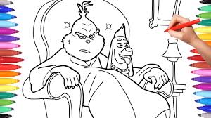 Check out our adult coloring pages selection for the very best in unique or custom, handmade pieces from our coloring books shops. Illumination The Grinch Coloring Pages How To Draw The Grinch For Kids Dr Seuss The Grinch Youtube