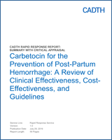 Popularly known as the green journal, obstetrics & gynecology has been published since 1953. Carbetocin For The Prevention Of Post Partum Hemorrhage A Review Of Clinical Effectiveness Cost Effectiveness And Guidelines Ncbi Bookshelf