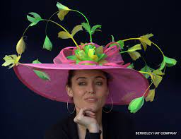 Feather Spray Sinamay Derby Hat Kentucky Derby Hats Derby Hats Funky Hats