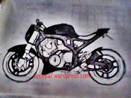 Kejuaraan balap motor atau road race di bojonegoro berlangsung ricuh. Sketsa Motor Ninja Ss Sempoa Dunia