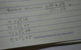 A pangkat n) didefinisikan sebagai perkalian berulang a sebanyak n kali (faktor). Apakah Ini Soal Bilangan Berpangkat Dan Bentuk Akar Bagaimana Cara Mengerjakan Soal Nya Brainly Co Id