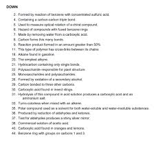 The impossible crossword puzzle quiz answers. Organic Chemistry Crossword Puzzle Need Help Chegg Com