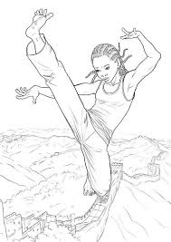 Free printable colouring pages for kids. Karate Coloring Pages Coloring Home