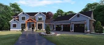 Farmhouse garage, fair oaks, california. House Plan 82531 Farmhouse Style With 4140 Sq Ft