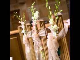 There are ideas from very simple to exotic, so you can take your pick. Simple Diy Wedding Pew Decorating Ideas Youtube