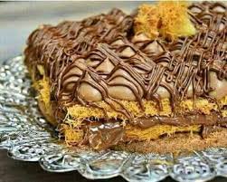 كنافه نوتيلا من الشيف أبو عيسي Nutella Kanafeh Special Desserts Desserts Middle Eastern Recipes
