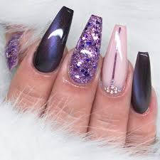 Black And Pink Cat Eye Nails Daneloo Eye Nail Art Purple Nail Designs Cat Eye Nails