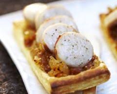 Feuillete De Boudin Blanc Et Chutney De Figues Recette Chutney Figues Recette Avec Figues Recette Feuillete