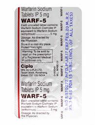 Warfarin is used to treat blood clots and/or to prevent new clots from forming in your body. Buy Warf Warfarin Warf Online Buy Pharma Md