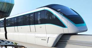Automated Monorails Bombardier Transporation Train Futuristic Cars Rail Transport