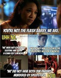 Exactly 6 Months In Speed Force Barry Was In The Speed Force For 6 Months Not 9 Flash Funny The Flash Grant Gustin The Flash