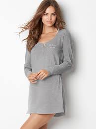 Henley Sleep Dress Victoria S Secret Fashion Sleepwear Sleepwear Women