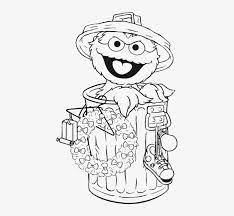 I wonder if oscar will be going trick or treating with his friends elmo, big bird. Christmas Oscar The Grouch Coloring Page Oscar The Grouch Colouring Png Image Transparent Png Free Download On Seekpng