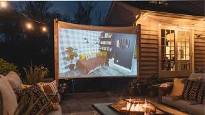 Transform Your Patio Into An Outdoor Movie Theater