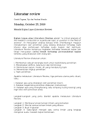 Tinjauan pustaka (literature review) tidak dicantumkan sebagai bagian dari struktur artikel. Literatur Review