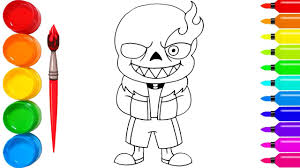 He has a dream of seeing a human. Undertale How To Draw Underfell Sans Art Tutorial Jk Heroes Drawing And Coloring For Kids Youtube