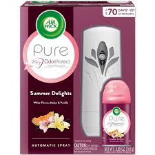 Free shipping $99 & over. Air Wick Pure Automatic Air Freshener Spray Kit Gadget Refill Summer Delights 5 89 Oz 1 Count Walmart Com Walmart Com