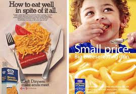 How To Eat Well In Spite Of It All Promoting The Low Cost Of Kraft Macaroni And Cheese 1975 Focusing On The Kid Friendly Kraft Dinner Kraft Recipes Food