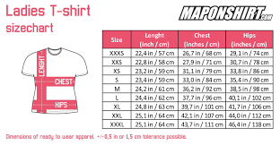 womens shirt measurements chart 2019