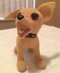 Taco Bell Chihuhua 6 Plush Talking Dog Yo Quiero Taco Bell Applause Vintage Talking Dog Plush Toys Huggable