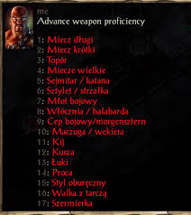 Długie ostrze zawężą się ku końcowi. Problem With Profficiency And Some Invalid Missing Things Page 2 General Mod Discussion The Gibberlings Three