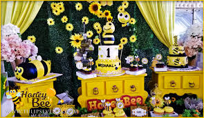 honey bee themed first birthday best birthday party