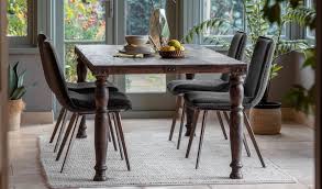 Shop our best selection of wood outdoor kitchen & dining room tables to reflect your style and inspire your outdoor space. Gallery Sagar Mango Wood Dining Table Cfs Furniture Uk