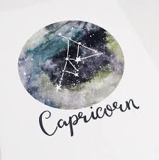 Capricorn Star Sign Print Zodiac Art Print Constellation Etsy Zodiac Art Capricorn Star Sign Sign Printing