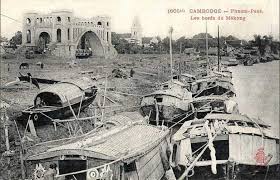 Phnom Penh Cambodge Les Bords Du Mekong Et Le Pont De Verneville Phnom Penh Cambodia Photo