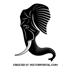 I used this for a simple keychain design. Elephant Trunk Silhouette Ai