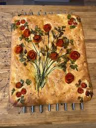 Foccacia Flower Bread Foccacia Bread Food Focaccia Bread
