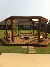 Outdoor Fire Pit With Swings Backyard Fire Fire Pit Swings Fire Pit Seating