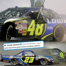 Jimmie johnson wasn't kidding when he said he wouldn't be done racing after his retirement from nascar. Nascar On Nbc As Brett Moffitt Racing Races For His Second Nascar Trucks Championship Tonight At Phoenix Raceway He S Honoring A Man That Won Seven Titles In Cup Jimmie Johnson Approves