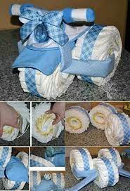 Tricycle Diaper Decoration For Gift Presentes Para Cha De Bebe Bebe Diy Presente Bebe