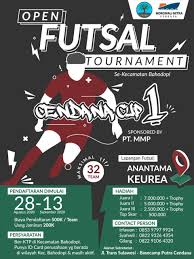 Download now download template desain poster turnamen futsal psddesain com. Turnamen Futsal Cendana Putra Cup I Desa Keurea