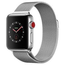 Apple Watch Series 3 38mm Gps Cellular Stainless Steel Case Milanese Loop Band Milanese Apple Watch Buy Apple Watch Apple Watch Series